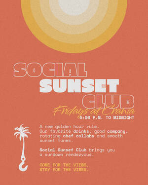 Social Sunset Club - Friday May 23rd photo