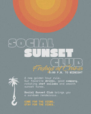 Social Sunset Club - Friday May 30th photo