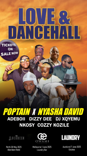 Love & Dancehall Perth       Live with Nyasha David & Poptain