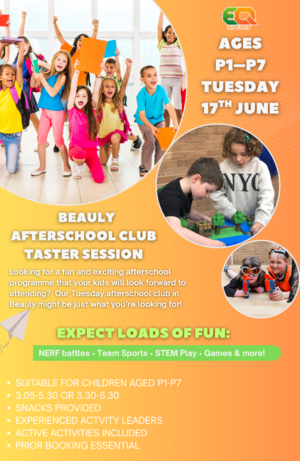 Beauly Afterschool Club taster photo