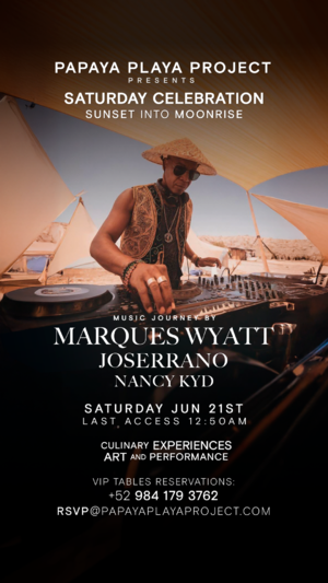 PPP Presents - SATURDAY CELEBRATION - MARQUES WYATT
