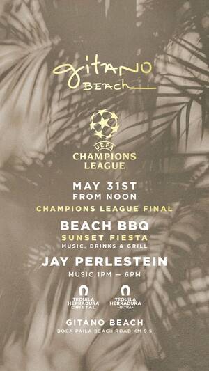 Champions League Final GITANO BEACH Fiesta photo