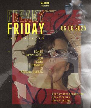 MANSION PRESENTS: FREAKY FRIDAY AT COMMUNITY BERLIN photo