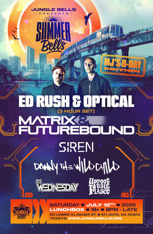 SUMMER BELLS 2 w/ Ed Rush & Optical, Matrix & Futurebound + more!