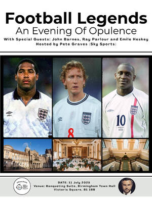 Football Legends: An Evening of Opulence