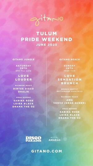 PRIDE WEEKEND at GITANO
