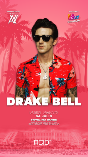DRAKE BELL@RIU PARTY CANCÚN