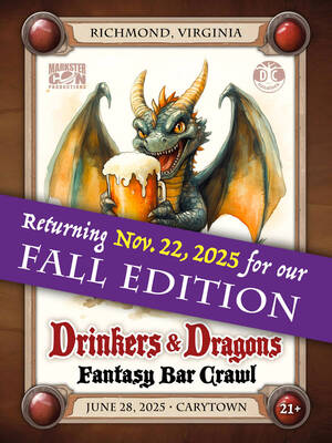 Drinkers & Dragons Fantasy Bar Crawl (Richmond, VA) photo