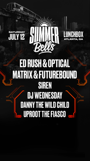 SUMMER BELLS 2 w/ Ed Rush & Optical, Matrix & Futurebound + more! photo