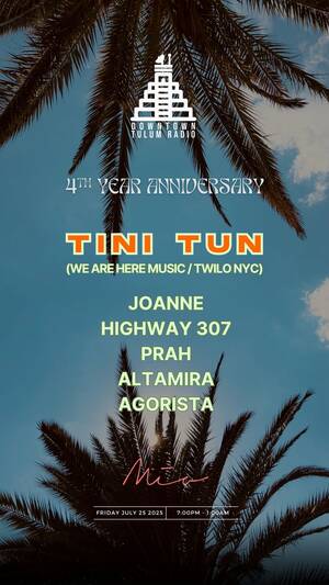 DOWNTOWN TULUM RADIO 4th ANNIVERSARY @ MIA TULUM photo
