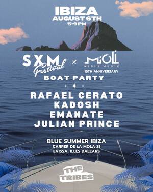 SXM Festival & Mioli Music Ibiza Boat Party photo