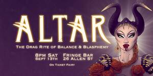 ALTAR: The Drag Rite of Balance and Blasphemy