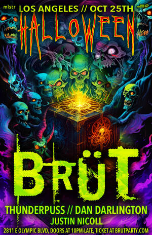 BRÜT Party: Halloween Los Angeles 2025 photo