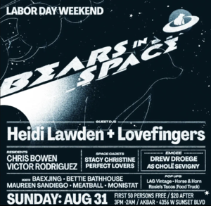 Bears In Space Lot Party