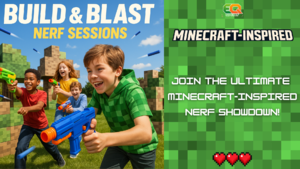 BUCKIE- Build & Blast Minecraft Inspired Nerf Session photo