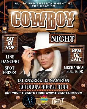 Cowboy Night at Rotorua Social Club photo