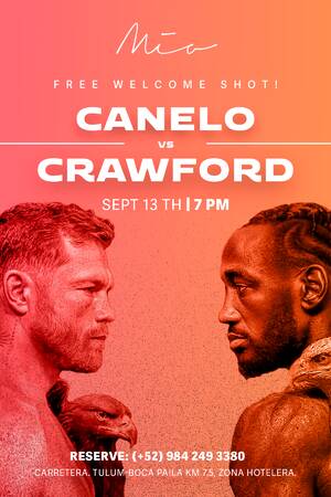 CANELO VS CRAWFORD BOX photo