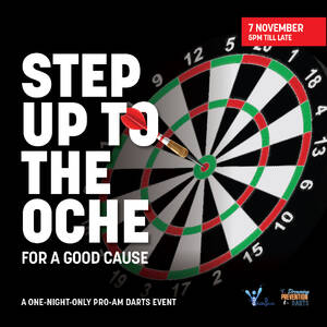 Step up to the oche - for a good cause. photo