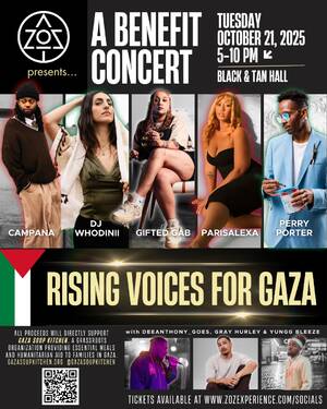 ZoZ presents: Rising Voices for Gaza