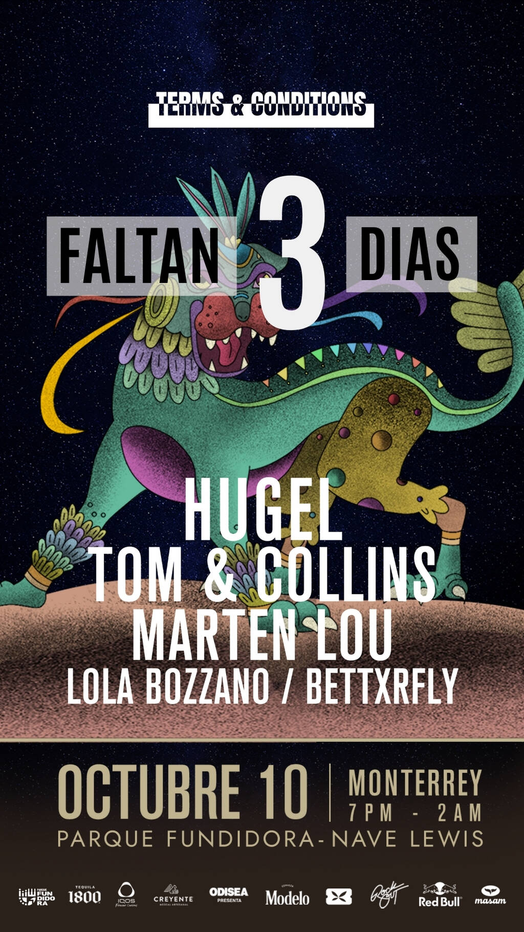 Hugel + Tom & Collins @ Terms & Conditions MTY