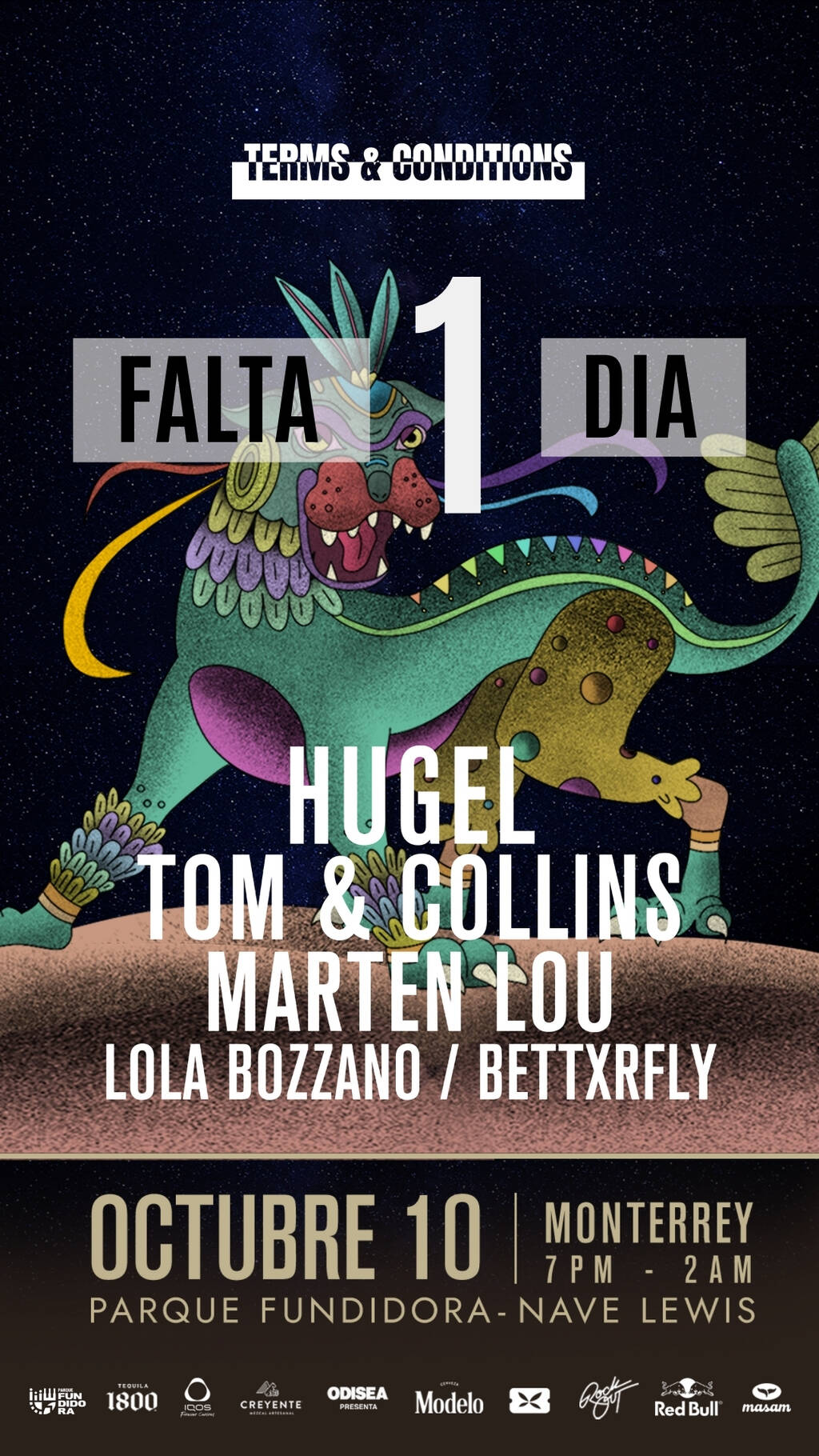 Hugel + Tom & Collins @ Terms & Conditions MTY