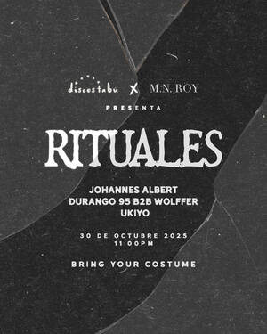 Discos Tabú Presenta: RITUALES photo