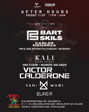 Festival After Party Bart Skils +  Victor Calderone + Dani Masi