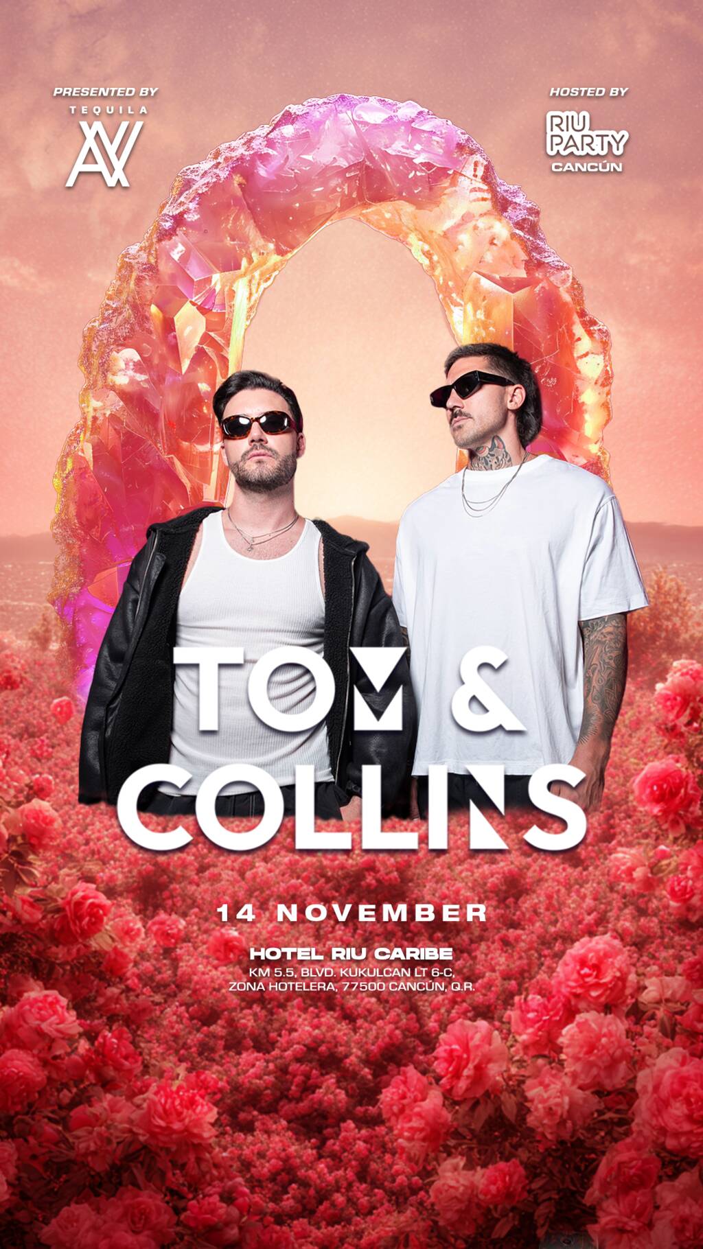 TOM & COLLINS @RIU PARTY CANCÚN