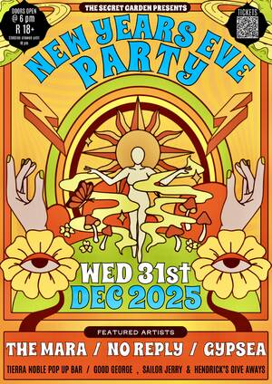 The secret garden New Year&rsquo;s Eve party