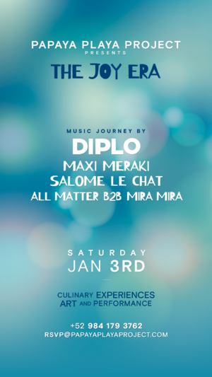 PPP Presents - JAN 3rd - Music Journey by @Diplo photo