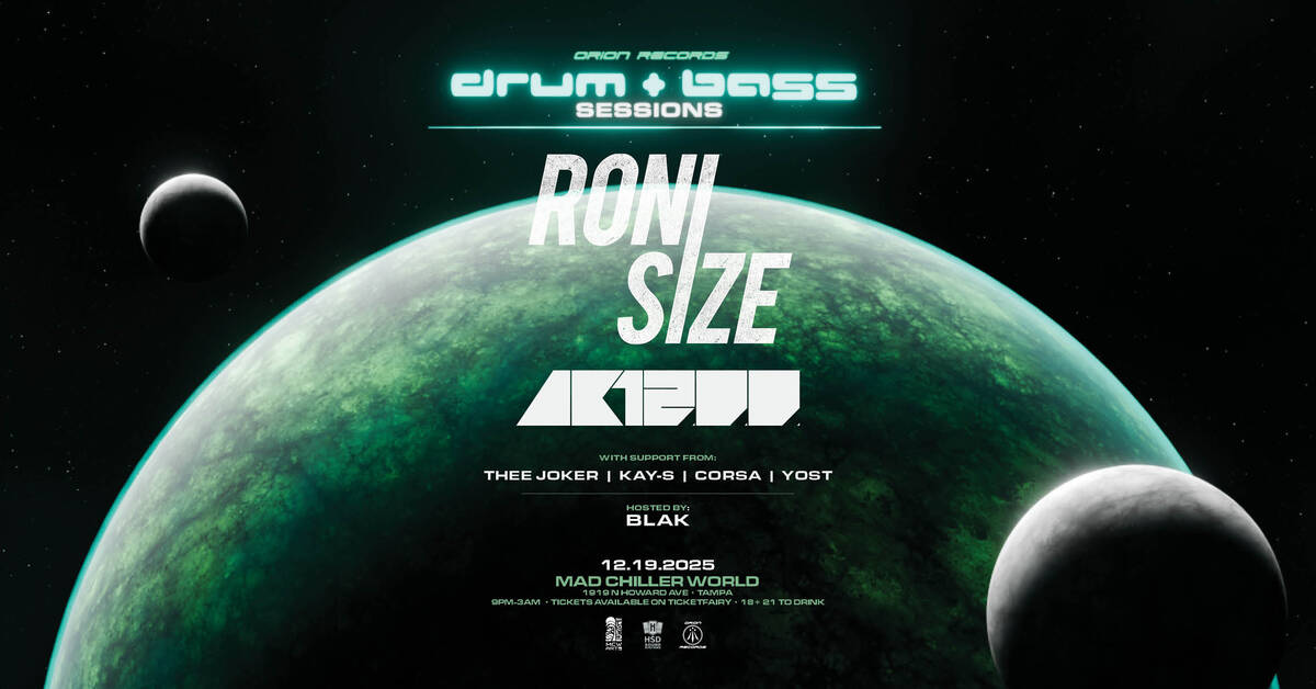 Drum & Bass Sessions feat. Roni Size's Tickets | Tampa | 1919 N