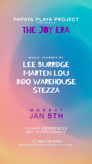 PPP Presents - JAN 05 - @Lee Burridge