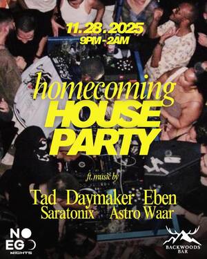 Homecoming House Party @ Backwoods photo