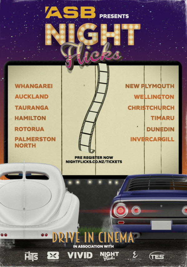 ASB Presents: Drive In Cinema- Palmerston North NEW DATE