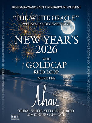 David Graziano & Set Underground's New Year's 2026 - Event in Tulum