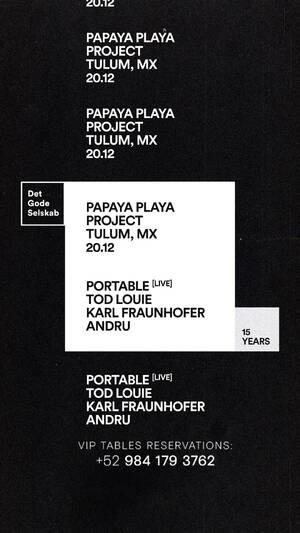 PPP Presents • THE NEW MOON • Music by PPP x Det Gode Selskab - Event in Tulum