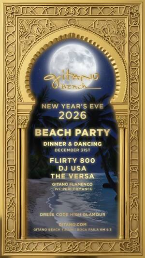 GITANO BEACH TULUM NEW YEAR'S 2026