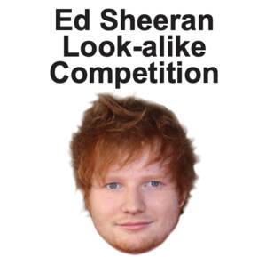 Ed Sheeran look alike competition