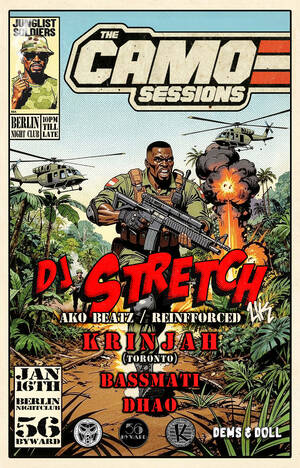 Camo Sessions: Dj Stretch(uk) and Krinjah(Tor)