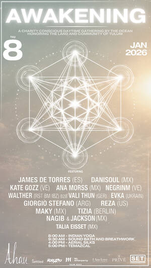 Awakening at Ahau. Wellness & Music - Event in Tulum