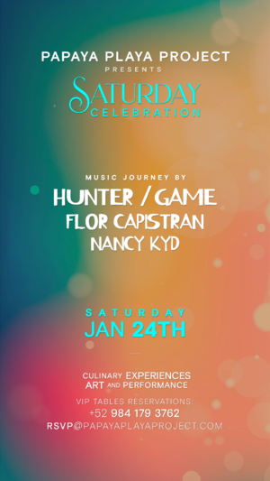 PPP Presents - Saturday Celebration - January 24 - Event in Tulum