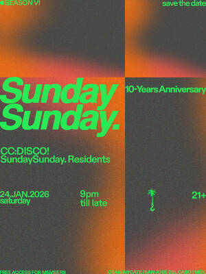 SUNDAYSUNDAY TAKEOVER at CRANIA