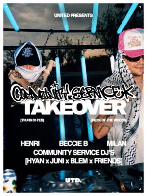 COMMUNITY SERVICE TAKEOVER