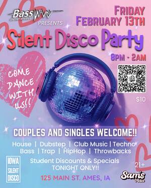Silent Disco Party at Sam's Place