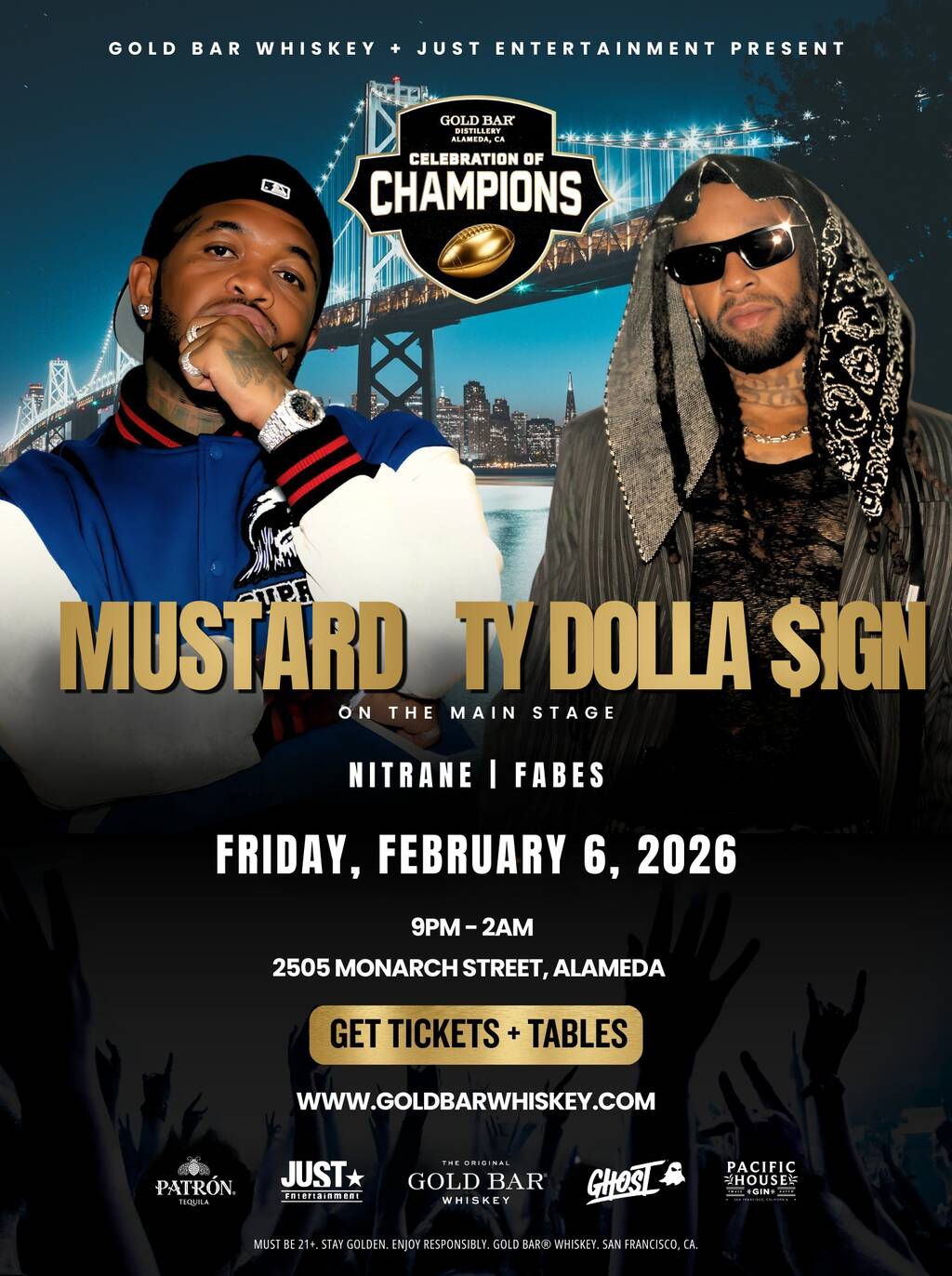 Mustard & Ty $ign at Gold Bar Hangar