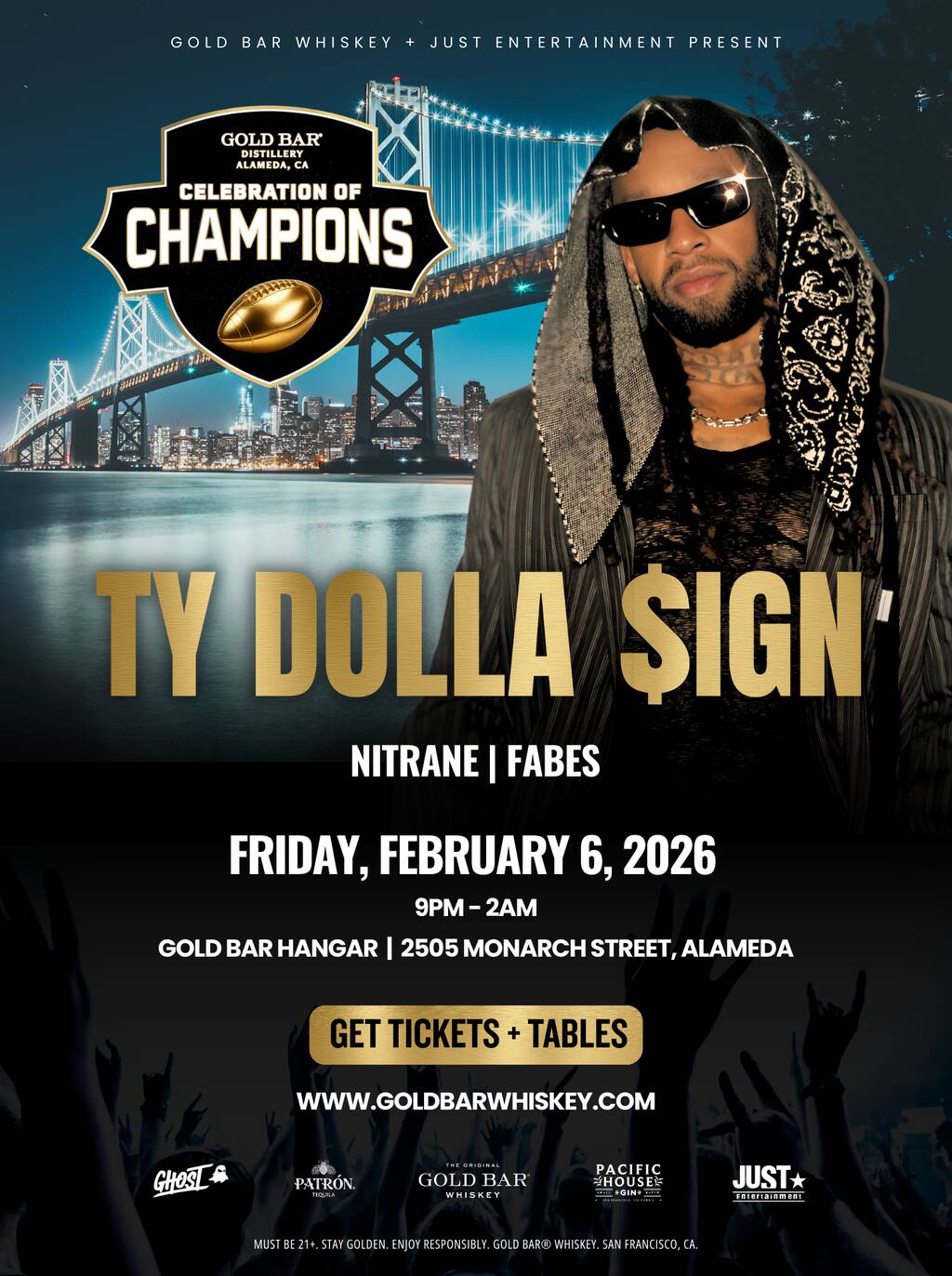 Ty Dolla $ign at Gold Bar Hangar