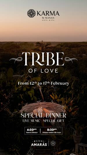 Tribe of Love San Valentin Dinner's at Karma
