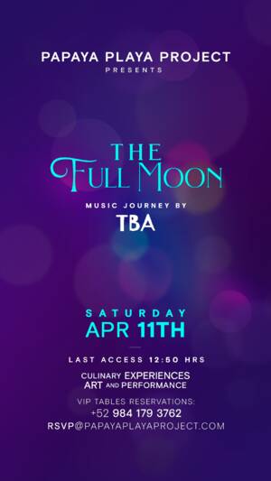 &bull; PPP Presents  &bull; &bull; THE FULL MOON &bull;