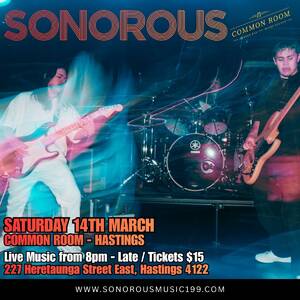 SONOROUS LIVE & LOUD at The Common Room