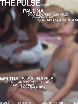 THE PULSE presents VINYASA FLOW with PAULINA + SAUNA BUS